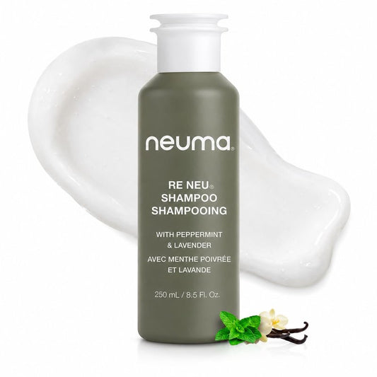 Neuma Re Neu Sulfate-Free Shampoo For Build Up Removal & Scalp Care | Clarifying Shampoo With Peppermint & Lavender | Vegan & Color-Safe Formula For All Hair Types