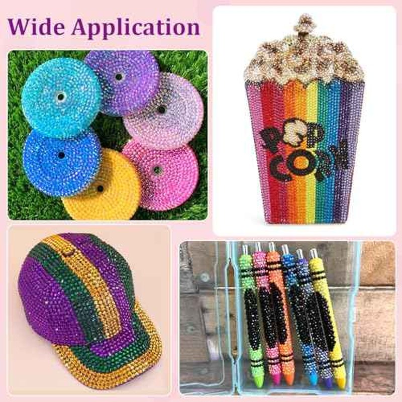 22000Pcs Resin Rhinestones for Bedazzling with Tweezers, Multicolor 2/3/4mm Rhinestones for Crafting with 3Pcs 10ml B7000 Jewelry Glue for DIY Crafts Clothing Tumblers Shoes Fabric Nail Art