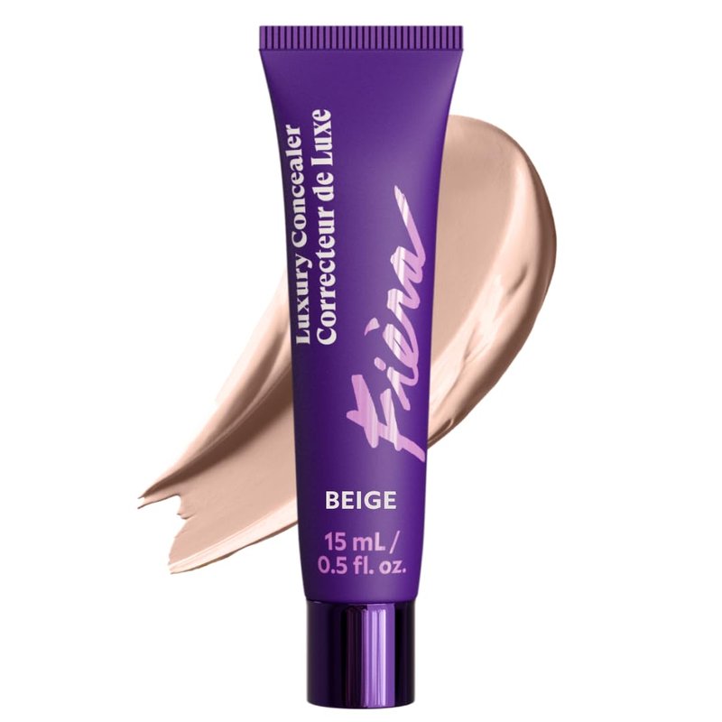 Luxury Concealer & Foundation - Anti-Aging Full Coverage for Dark Circles, Wrinkles & Fine Lines | Neutral Beige, 0.5 FL. OZ.