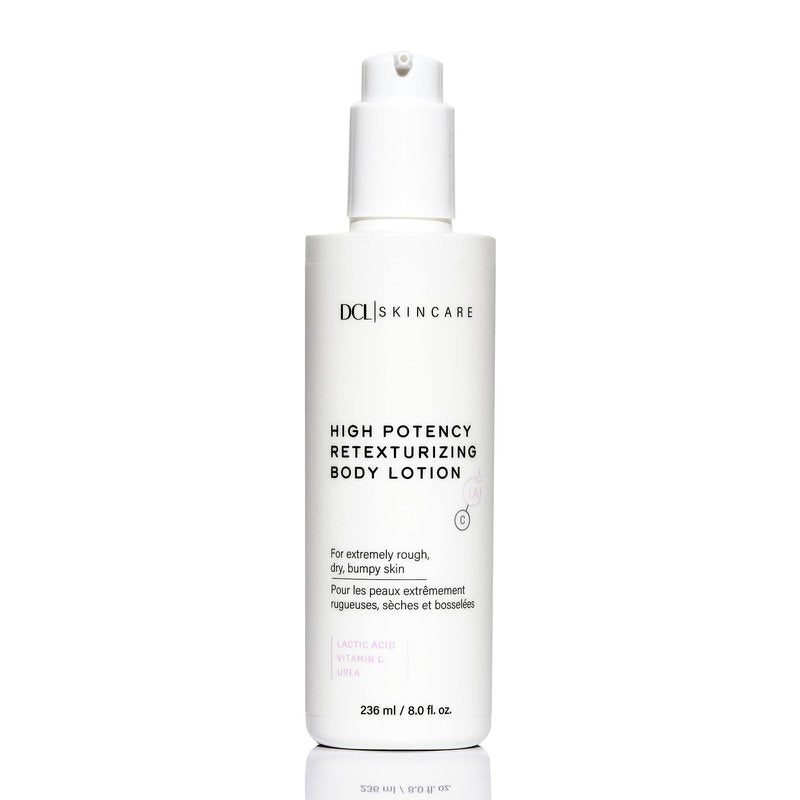 DCL Skincare High Potency Retexturizing Body Lotion for Smooth, Renewed Skin, 8 Fl oz