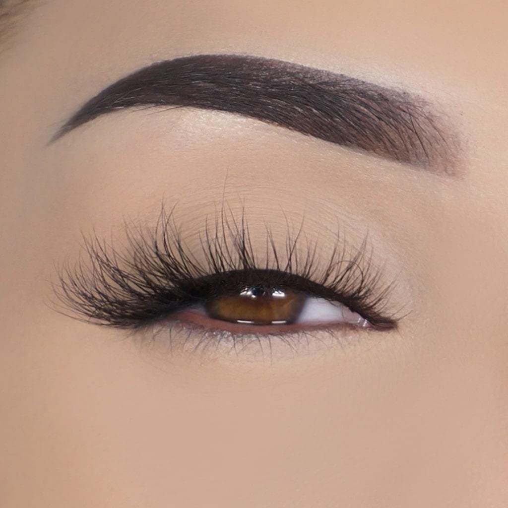 Lilly Lashes 3D Mink Eyelashes - Wispy & Natural Look, Reusable Up to 25x | Fluffy Strip Lashes