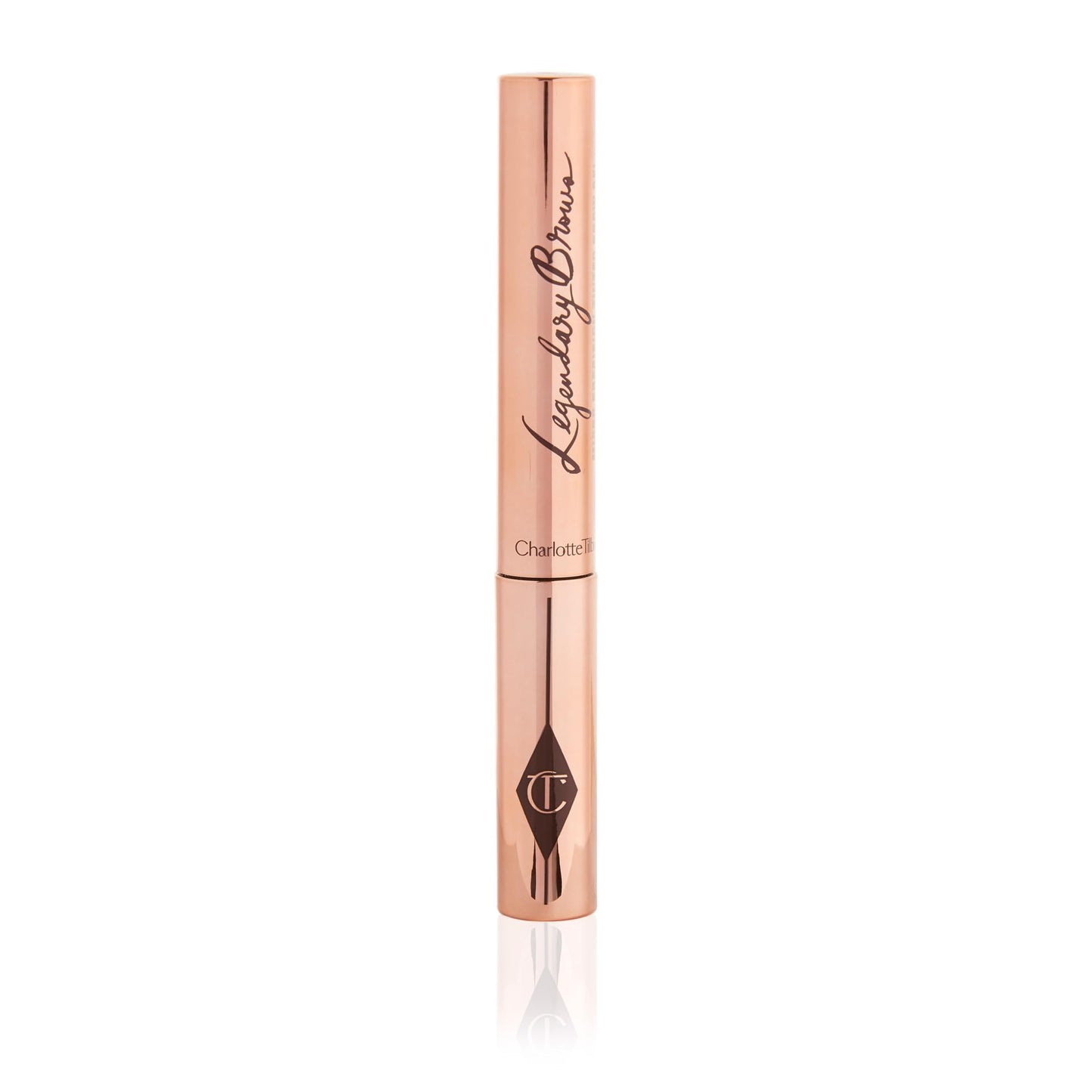 Charlotte Tilbury Legendary Brows Tinted Eyebrow Gel - Micro-Precision Brow Brush Adds Fullness, Texture & Feathered Definition - Water-Resistant Formula - Soft Brown
