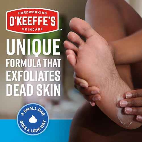 O'Keeffe's for Healthy Feet Intense Renewal Cream with Urea & Alpha Hydroxy Acid - 3 oz Tube (1 Pack) - Chemically Exfoliates and Softens Extremely Callused, Dry Feet
