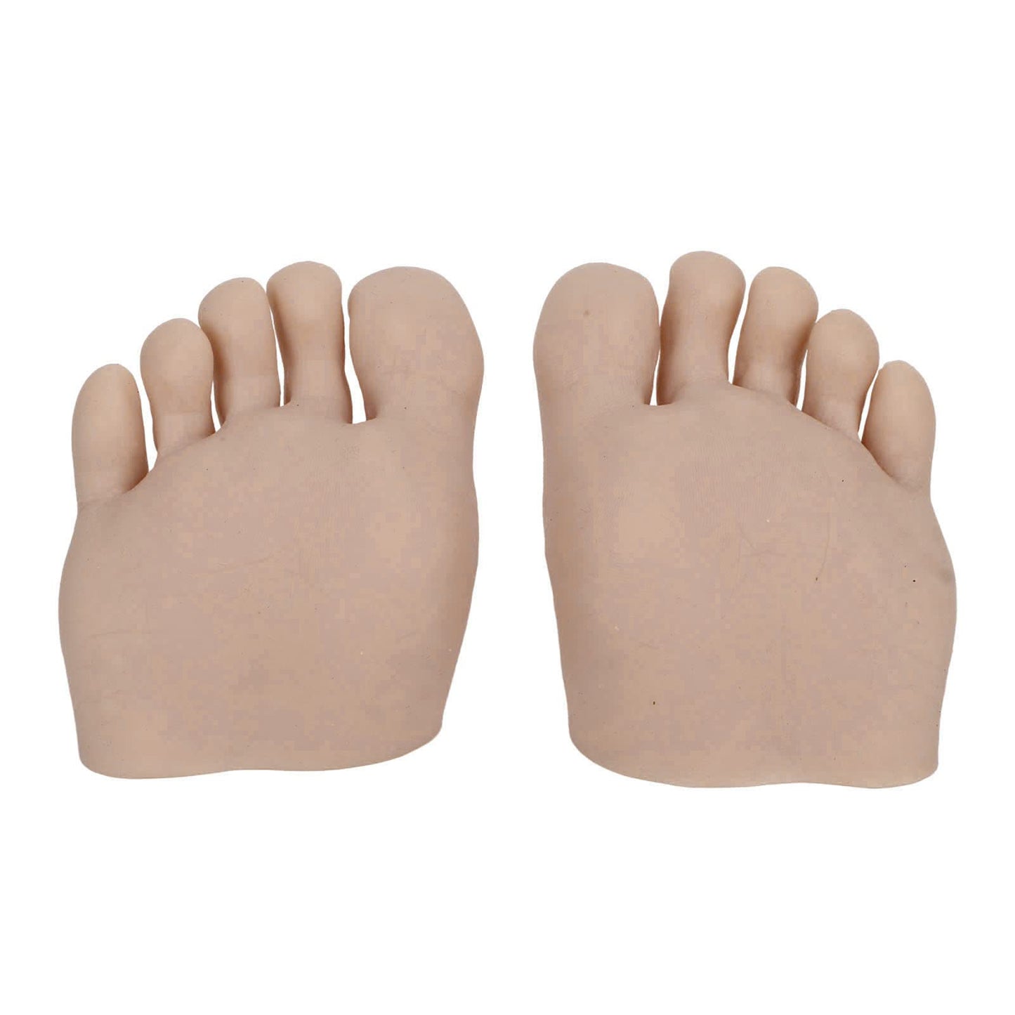 1 Pair Silicone Fake Foot Model for Nail Art and Practice - Realistic Half Foot Display for Beginners - Washable, Reusable Pedicure Tools