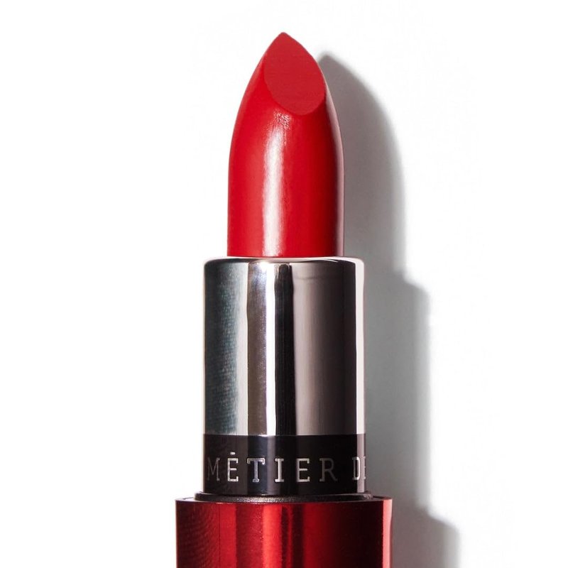 MĒTIER Matte Lipstick, Long-Lasting, Highly Pigmented Color, Infused with Argan Oil & Vitamin E (New York - classic red)