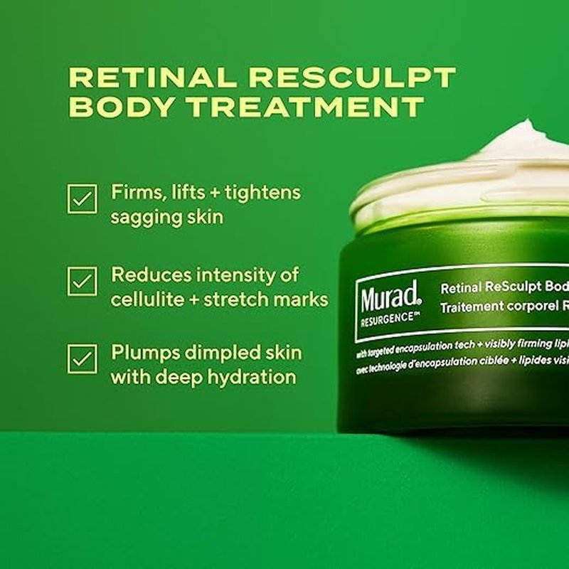 Murad Retinal Body & Eye Combo | ReSculpt Treatments for Crepey Skin, Cellulite & Wrinkles - Set of 2