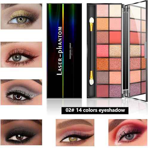 All in One Makeup Kit for Women Full Kit,Makeup Set for Women, Includes Eyeshadow Palette/Foundation/lip gloss/Eyeliner/Mascara/makeup Brush,Makeup Gift Set for Christmas & Birthday&Holiday&Everyday.