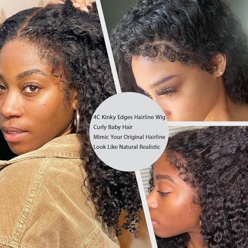 Curly Human Hair Wig 18Inch