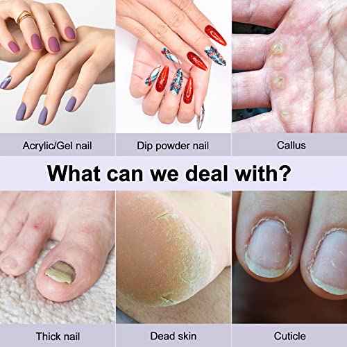 COSLUS Cordless Nail Drill Electric File: Professional for Acrylic Gel Dip Powder Nails Portable Nail Drill Machine Kit for Manicure Pedicure Nail Set with Everything Rechargeable Lightweight