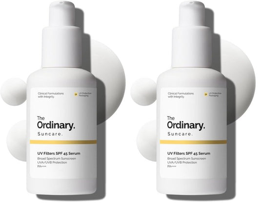 The Ordinary UV Filters SPF 45 Serum Sunscreen - Lightweight Hydrating Broad-Spectrum Protection | 2 Fl Oz
