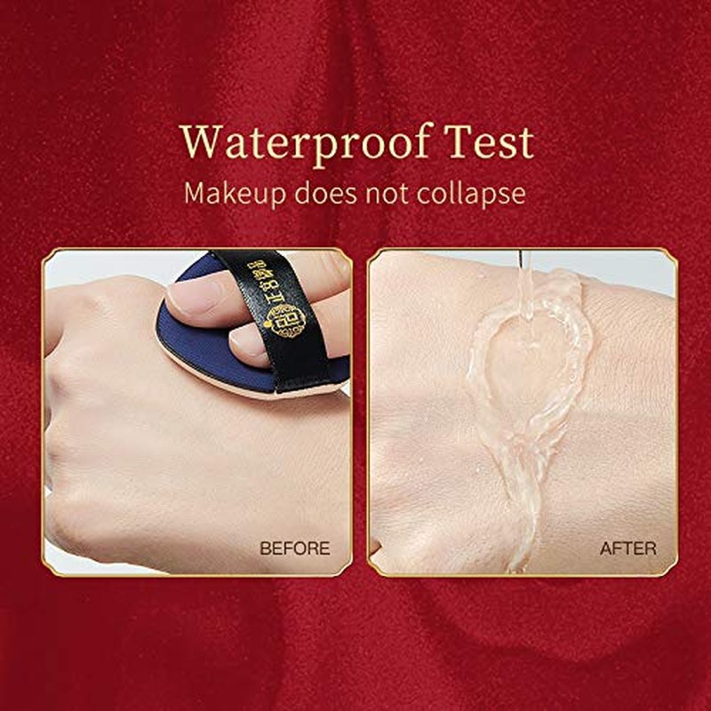 Zeesea Palace Identity Air Cushion BB Cream - Moisturizing Foundation & Concealer | Waterproof, Long-Lasting, Natural Cover (C01 Pottery White)