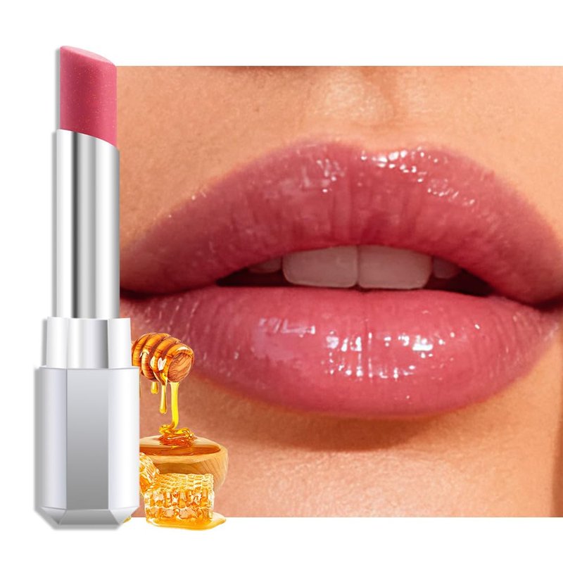 Pink Honey Lipstick - Tinted Lip Balm for Women | Moisturizing Hydrating Lip Gloss Stain in Dusty Pink - 1Pc
