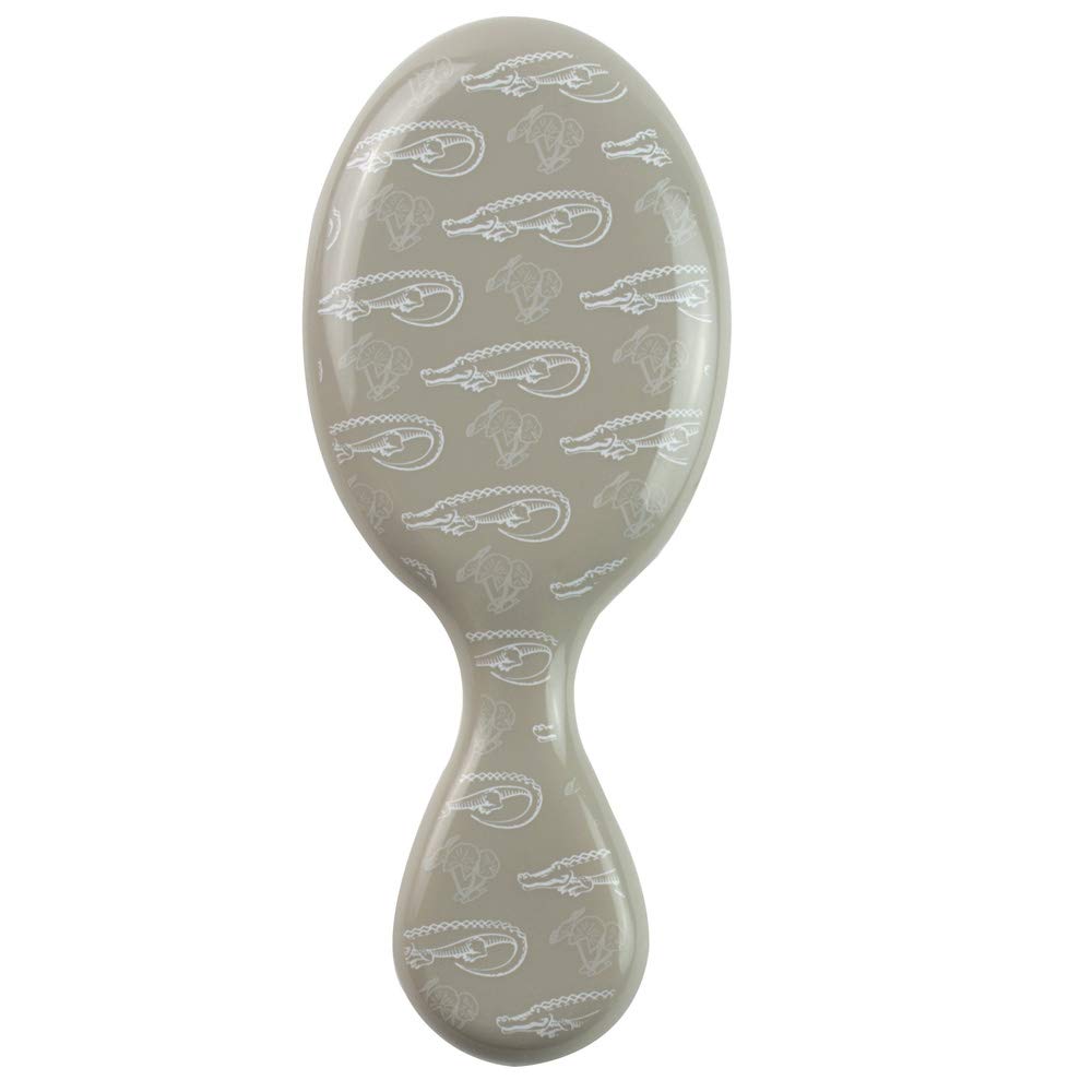 Wet Brush Hair Brush Detangler- Baby Brush Detangling Knots Snag-Free, Anti-Static Brush Intelliflex Bristles No Pain Split-Ends & Hair Breakage, Alligator Print, Ash,Standard