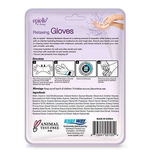 Epielle Relaxing & Nourishing Hand & Foot Masks for Dry, Overworked Skin, Self Care Gifts for Women, Spa Kit, Stocking Stuffers, Thanksgiving Essentials, 6 Moisturizing Gloves & 6 Moisturizing Socks