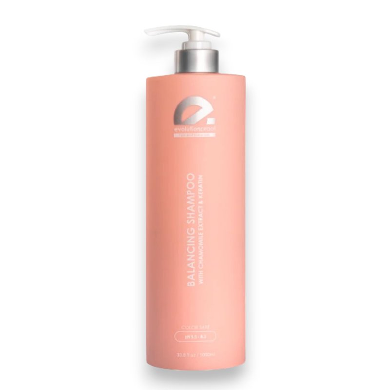 EvolutionProof Argan-Infused Balancing Shampoo – Sulfate-Free, pH-Balancing Cleanser for Oily Scalp & Dry Ends – 33.8 oz