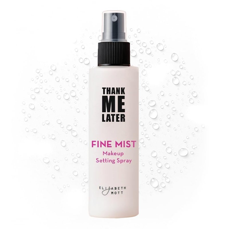 Elizabeth Mott Thank Me Later 3-in-1 Dewy Makeup Setting Spray - Hydrating Fine Mist with Niacinamide for Radiant Skin | 95 mL