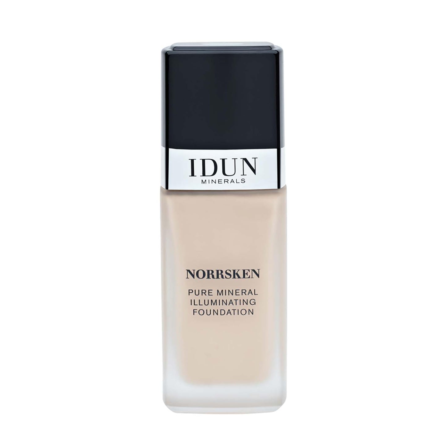 IDUN Minerals Liquid Norrsken Foundation - Silky Smooth Coverage - Luminous, Dewy Finish for Dry and Dull Skin - Water Resistant and Vegan Makeup - 201 Jorunn - Neutral Extra Light - 1.01 oz