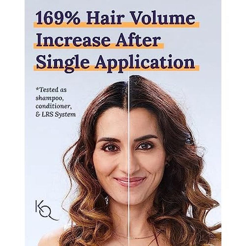 Keranique Hair Products Set for Thinning Hair - Volumizing Shampoo, Conditioner, Follicle Booster Serum, Spray for Fine Texture Boost, and Keratin Repair for Women