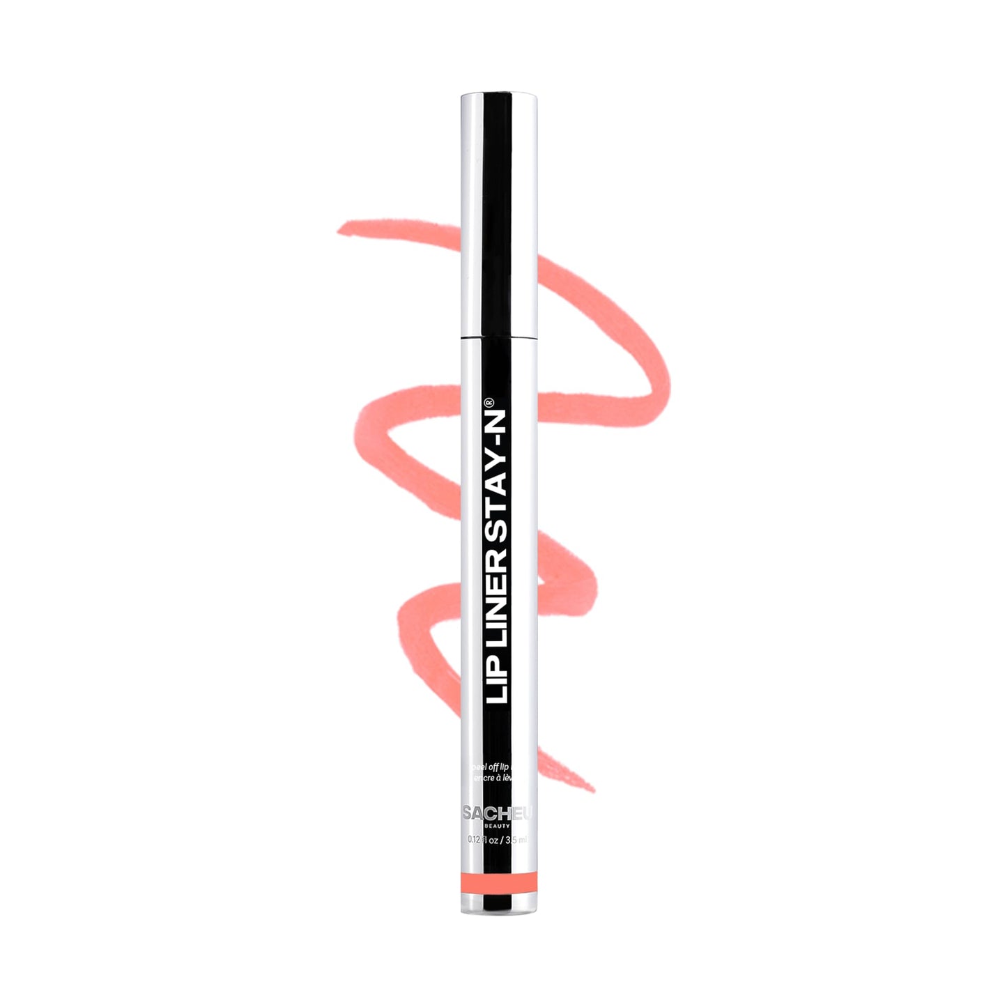 Sacheu Lip Liner STAY-N Peel Off Lip Stain — Long Lasting Waterproof Lip Tint with Hyaluronic Acid & Vitamin E — Transfer Proof Matte Finish, Vegan & Cruelty-Free