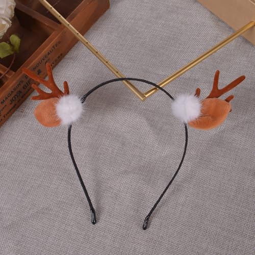 Christmas Reindeer Antler Headband Christmas tree Hair Clips Deer Headband Hair Accessories