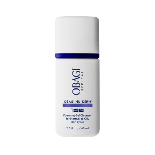 Obagi Nu-Derm Foaming Gel Cleanser for Face – Deep-Cleansing & Hydrating Facial Cleanser with Aloe Vera – For Normal to Oily Skin Types