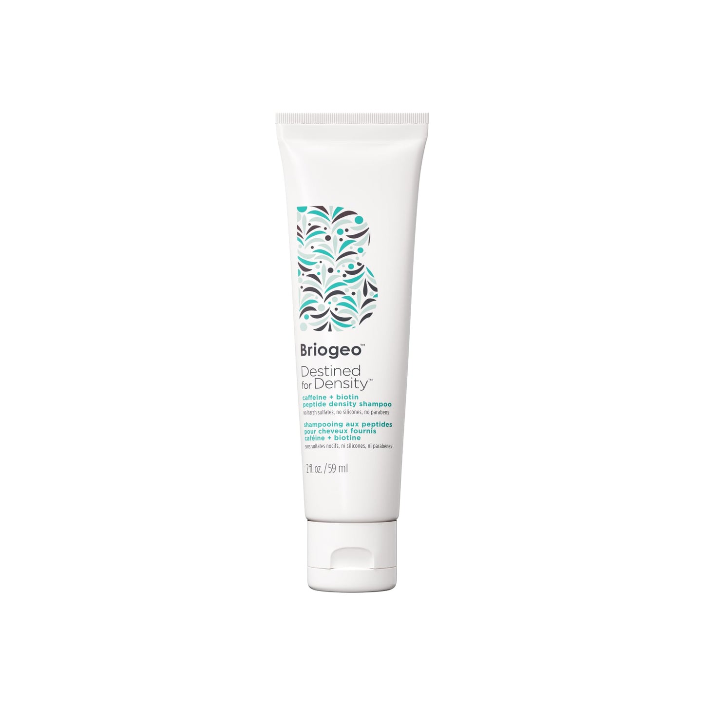 Briogeo Destined for Density Caffeine + Biotin Peptide Density Conditioner | Increases Hair Thickness and Volume for Fine or Thinning Hair | Silicone-Free | Vegan & Cruelty-Free | 2 fl oz