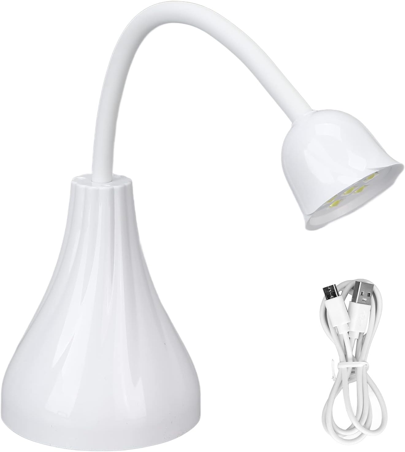 18W Rose-Shaped LED Nail Lamp – Fast-Drying USB Gel Polish Dryer for Nail Art