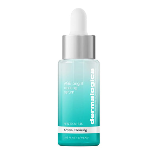Dermalogica Age Bright Clearing Serum (1 Fl Oz) Anti-Aging Face Serum with Salicylic Acid - Promotes Smoother, Clearer, Brighter, and More Even Skin