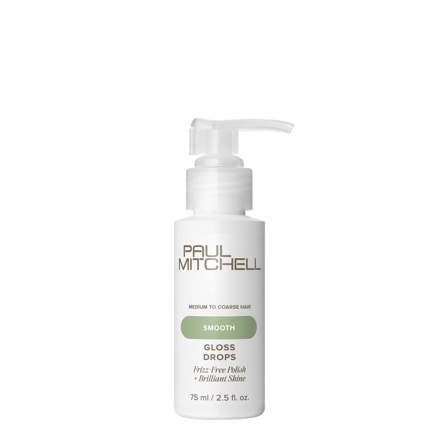 Paul Mitchell Gloss Drops Shine Serum, Frizz-Free Polish, Brilliant Shine, For Medium To Coarse Hair