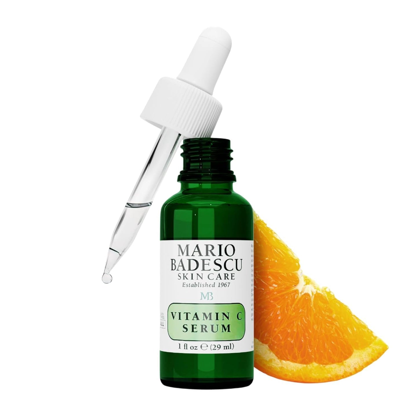 Mario Badescu Vitamin C Serum - Lightweight Anti-Aging Serum with Sodium Hyaluronate | 1 Fl Oz
