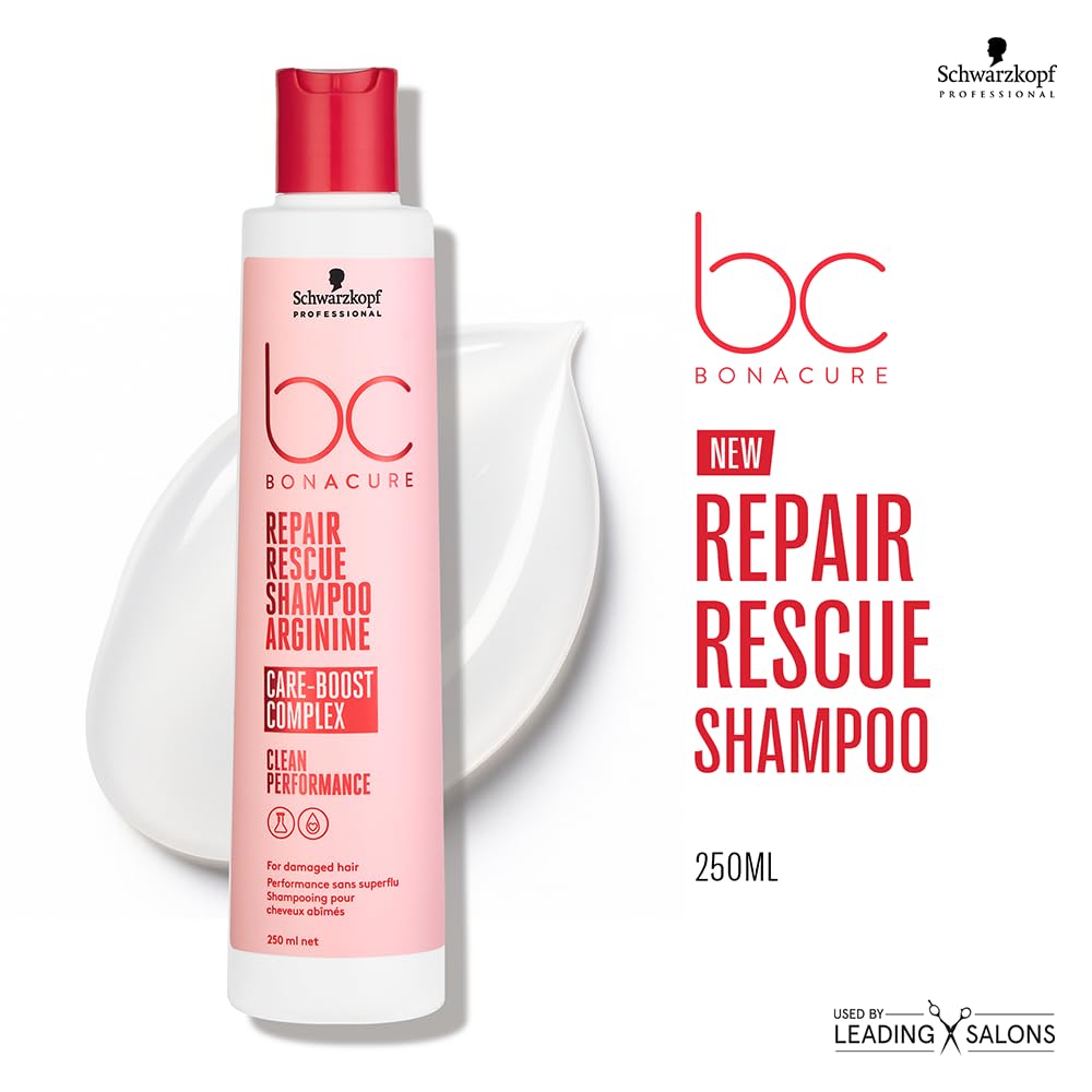 Schwarzkopf BC Bonacure Peptide Repair Rescue Micellar Shampoo - 250ml for Damaged Hair