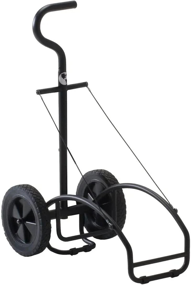 Massage Table Traveler Cart - Sturdy Design with Large Rubber Wheels & Telescoping Handle | Fits Most Brands