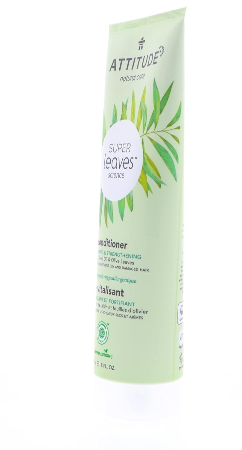 Natural Conditioner - Nourishing & Strengthening with Grape Seed Oil & Olive Leaves | 8 oz (240 ml)