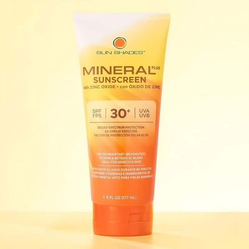 Sun Shades Mineral Plus SPF 30+ Sunscreen, 6 fl oz (Coconut-lime scent)