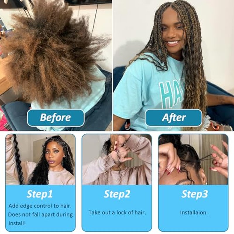 27 Human Braiding Hair 24 Inch Honey Blonde Deep Wave Bulk Human Hair For Braiding Boho Braids 100g Human Braiding Hair Water Wave Blonde Human Hair