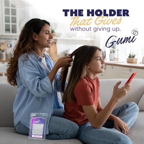 Clear Elastics 1 inch Hair Band Large for Thick or Thin Hair