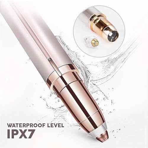 Eyebrow Hair Remover for Women£¬Eyebrow Trimmer Facial Hair Remover for Face with Rechargeable USB Cable Eyebrow Lips Body Facial Hair Remover Painless Lipstick Shavers (GOLD)