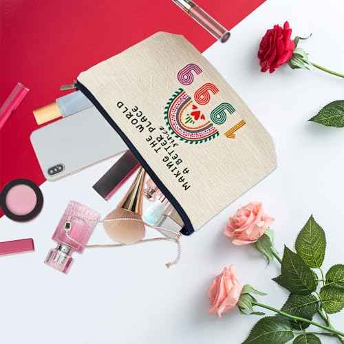 26th Birthday Gifts for Her Makeup Bags, 26th Birthday Decorations for Women, 1999 Anniversary 26 Year Old Gift Ideas for Wife, Sister, Best Friend Female, Mothers Day, Christmas Cosmetic Travel Bag