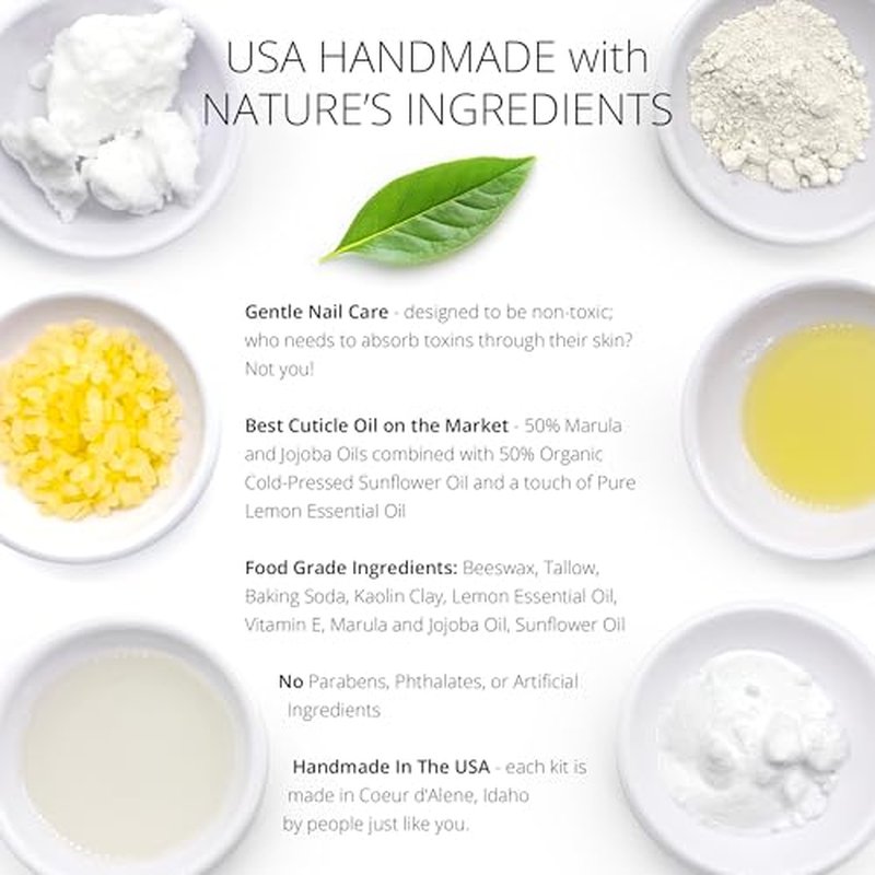 Just Like Jane¢â Natural Nails Buff & Wax Kit - New Nano Glass File for Higher Shine!