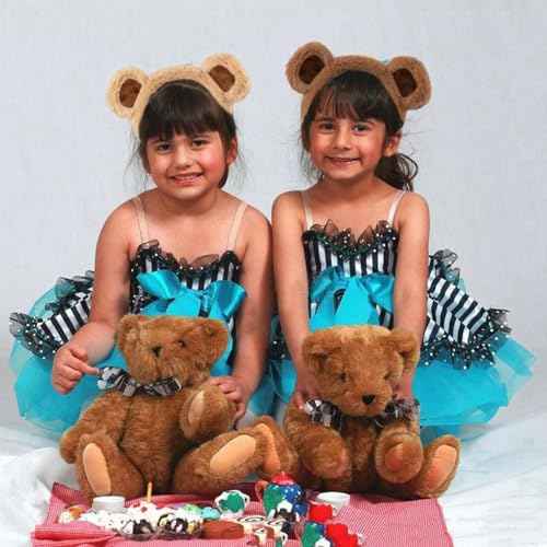 2 Pcs Bear Ears Headband Halloween Christmas Birthday Theme Party Cosplay Headwear Cute Face Wash Headband Animal Head Wear Hairband Hair Accessories