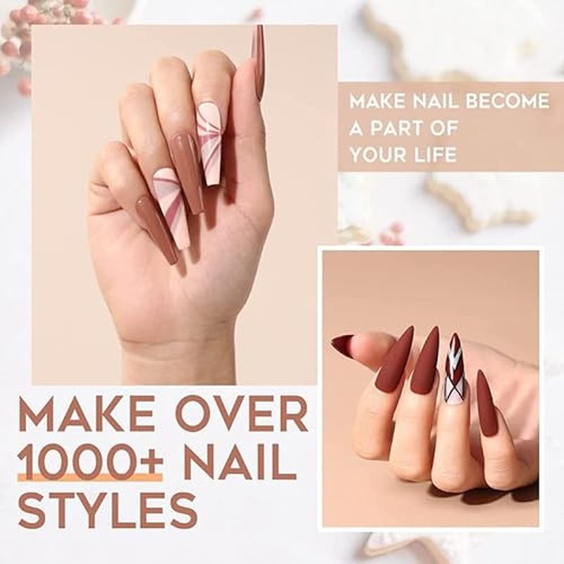 modelones Hema Free Gel Nail Polish 6 Colors Neutral Nude Set Nude Pink Quick Dry Winter Polish Manicure Diy Nail Art Home Salon Gift For Women Girl