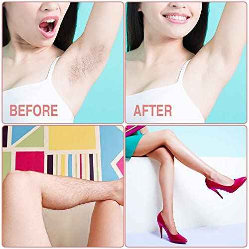 tuokiy Legs Hair Remover Replacement Heads For Finishing Touch Flawless Legs Women's Hair Remover Rose Gold