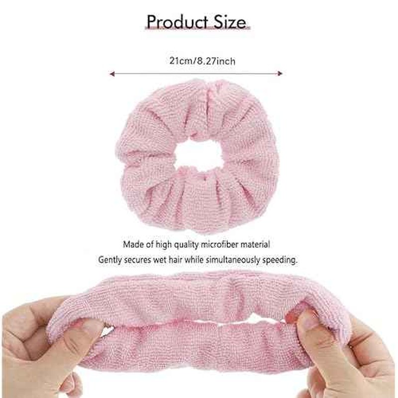 Big Hair Tools Extra Large Wide Tooth Comb for Thick, Curly, Wavy or Long Hair - Frizz-Free Detangling Shower Comb - Big Hair Comb and Microfiber Scrunchie