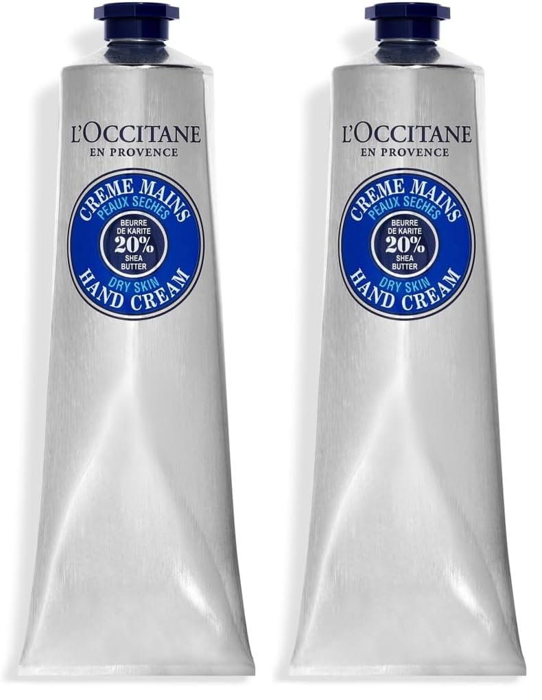 L'OCCITANE 20% Organic Shea Butter Hand Cream, Nourishes & Protects Dry Hands, Fast-Absorbing, Non-Greasy, Leaves Skin Moisturized & Soft, Vegan