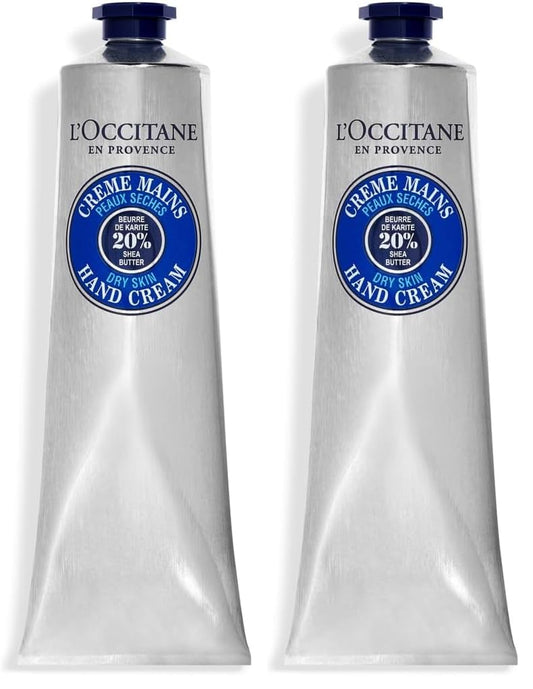 L'OCCITANE 20% Organic Shea Butter Hand Cream, Nourishes & Protects Dry Hands, Fast-Absorbing, Non-Greasy, Leaves Skin Moisturized & Soft, Vegan
