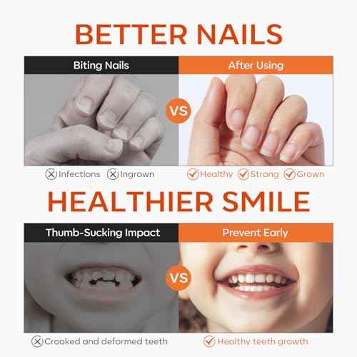 modelones Stop Biting Pen Nail Biting Treatment for Kids Quick Dry Nail Biting Prevention for Kids Thumb Sucking Deterrent Bitter No Bite Nail Polish Nail Repair for Damaged Nails Care 0.24 Fl Oz