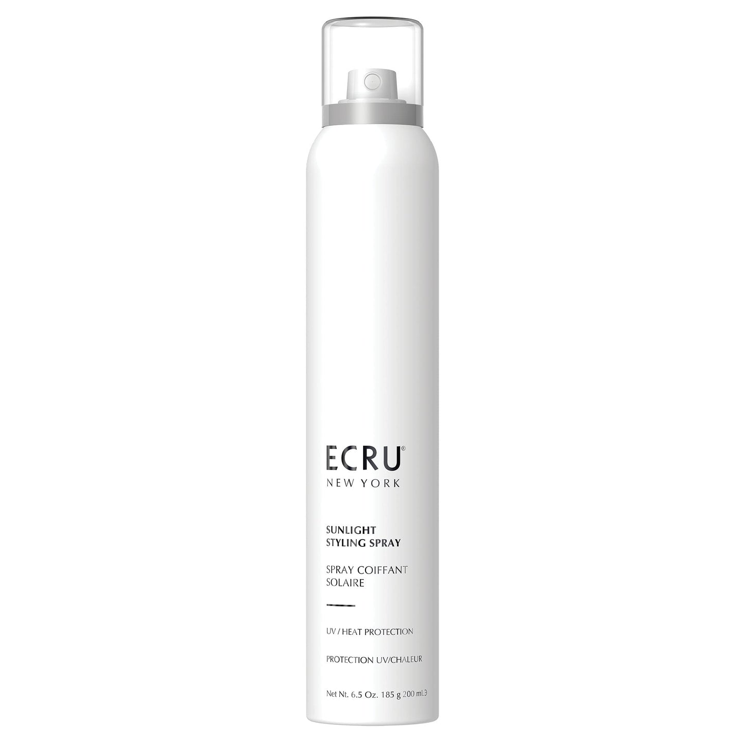 Ecru New York Sunlight Styling Spray, Hairspray Flexible Hold, Hair Styling Heat Protectant Spray, 6.5oz