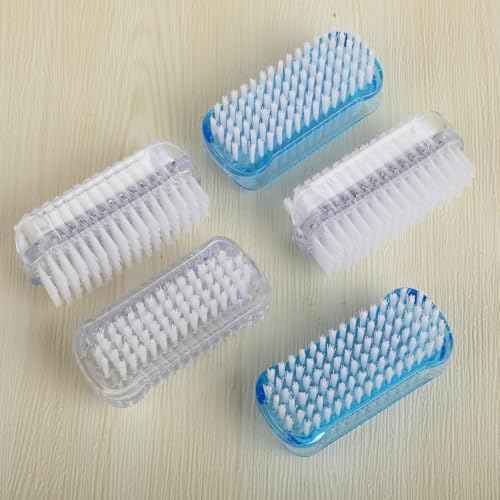 5 Pack Nail Brush for Cleaning Fingernails - Two Sided Hand Fingernail Scrub Brush Set, Soft Stiff Bristles Scrubber Nails Toes Cleaning Brush