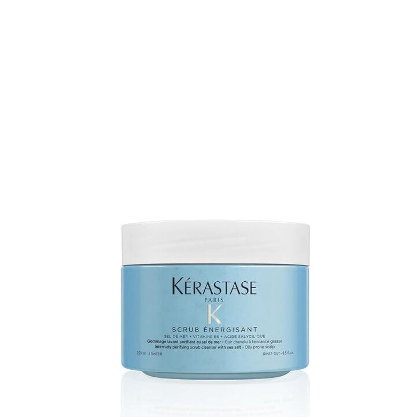Kerastase Fusio Purifying Scalp Scrub For Oily Hair & Scalp - Nourishing Cleansing Treatment, 8.5 Fl Oz