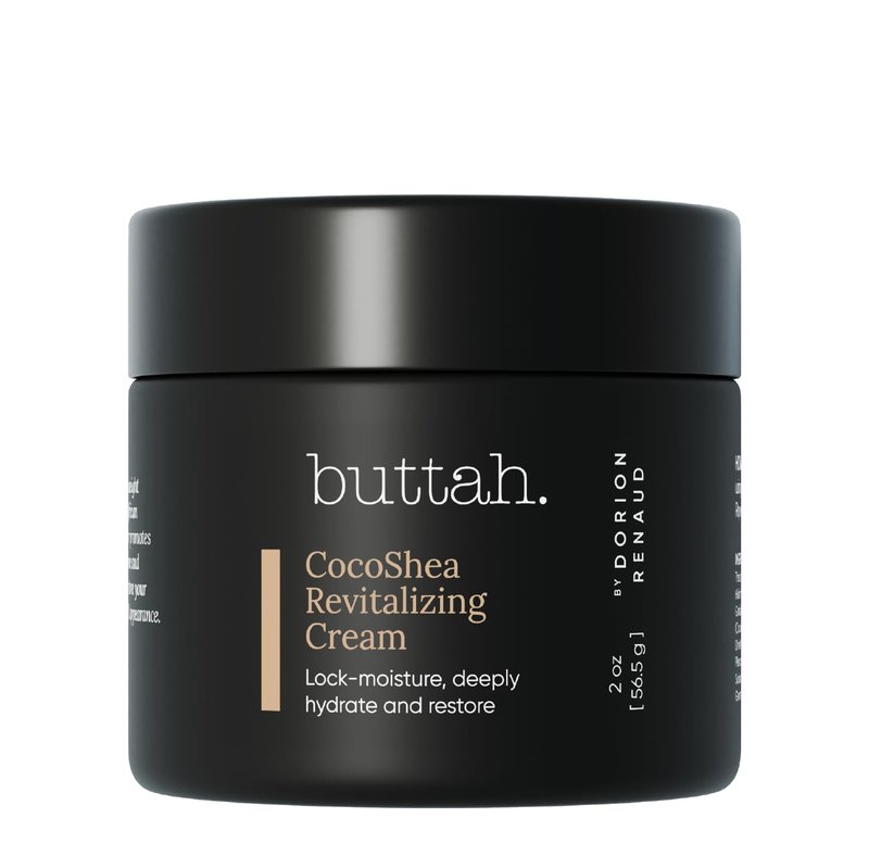 Buttah Skin CocoShea Revitalizing Cream 2oz - Rich Skin Barrier Moisturizer Cream - Best Face Moisturizer for Dry Skin - Moisturizer for Glowy Skin - Black Founded Skincare